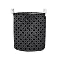 Black And Grey Playing Card Suits Print Collapsible Laundry Basket