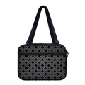 Black And Grey Playing Card Suits Print Double Strap Bible Bag