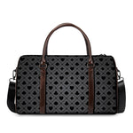 Black And Grey Playing Card Suits Print Duffle Bag
