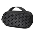 Black And Grey Playing Card Suits Print Portable Cooler Travel Case