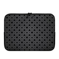 Black And Grey Playing Card Suits Print Laptop Sleeve