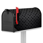 Black And Grey Playing Card Suits Print Mailbox Cover