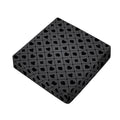 Black And Grey Playing Card Suits Print Outdoor Seat Cushion Cover