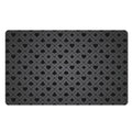 Black And Grey Playing Card Suits Print Polyester Doormat