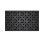 Black And Grey Playing Card Suits Print Polyester Flag