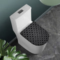 Black And Grey Playing Card Suits Print Toilet Lid Cover