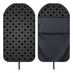 Black And Grey Playing Card Suits Print Waterproof Car Seat Cover
