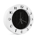 Black And Grey Western Floral Print Alarm Clock