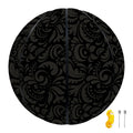 Black And Grey Western Floral Print Basketball