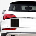 Black And Grey Western Floral Print Car Sticker