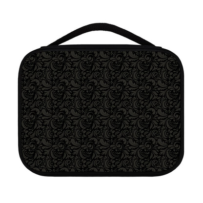 Black And Grey Western Floral Print Classic Bible Case