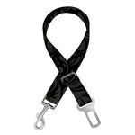 Black And Grey Western Floral Print Dog Seat Belt