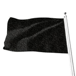 Black And Grey Western Floral Print Flag