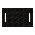 Black And Grey Western Floral Print Golf Cart Seat Cover