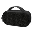 Black And Grey Western Floral Print Portable Cooler Travel Case