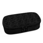 Black And Grey Western Floral Print Insulin Cooler Travel Case
