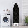 Black And Grey Western Floral Print Ironing Board Cover