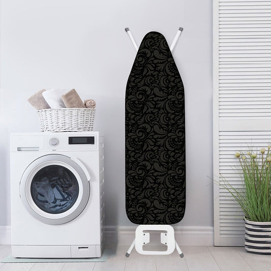 Black And Grey Western Floral Print Ironing Board Cover