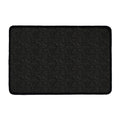 Black And Grey Western Floral Print Kitchen Mat