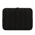 Black And Grey Western Floral Print Laptop Sleeve