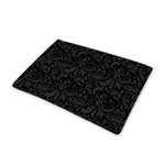 Black And Grey Western Floral Print Pet Cooling Mat Cover