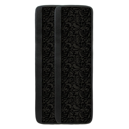 Black And Grey Western Floral Print Refrigerator Handle Covers