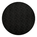 Black And Grey Western Floral Print Round Blanket