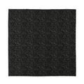 Black And Grey Western Floral Print Silk Bandana