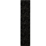 Black And Grey Western Floral Print Table Runner