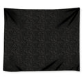 Black And Grey Western Floral Print Tapestry