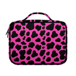 Black And Hot Pink Cow Print Briefcase Bible Bag