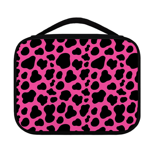 Black And Hot Pink Cow Print Classic Bible Case