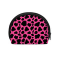 Black And Hot Pink Cow Print Coin Purse