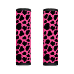 Black And Hot Pink Cow Print Handle Covers