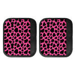Black And Hot Pink Cow Print Handle Covers