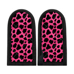 Black And Hot Pink Cow Print Skillet Handle Cover