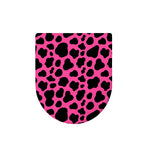Black And Hot Pink Cow Print Toilet Lid Cover