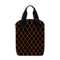 Black And Orange Harlequin Print Bible Tote Bag