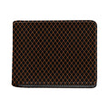 Black And Orange Harlequin Print Bifold Wallet