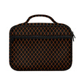 Black And Orange Harlequin Print Briefcase Bible Bag