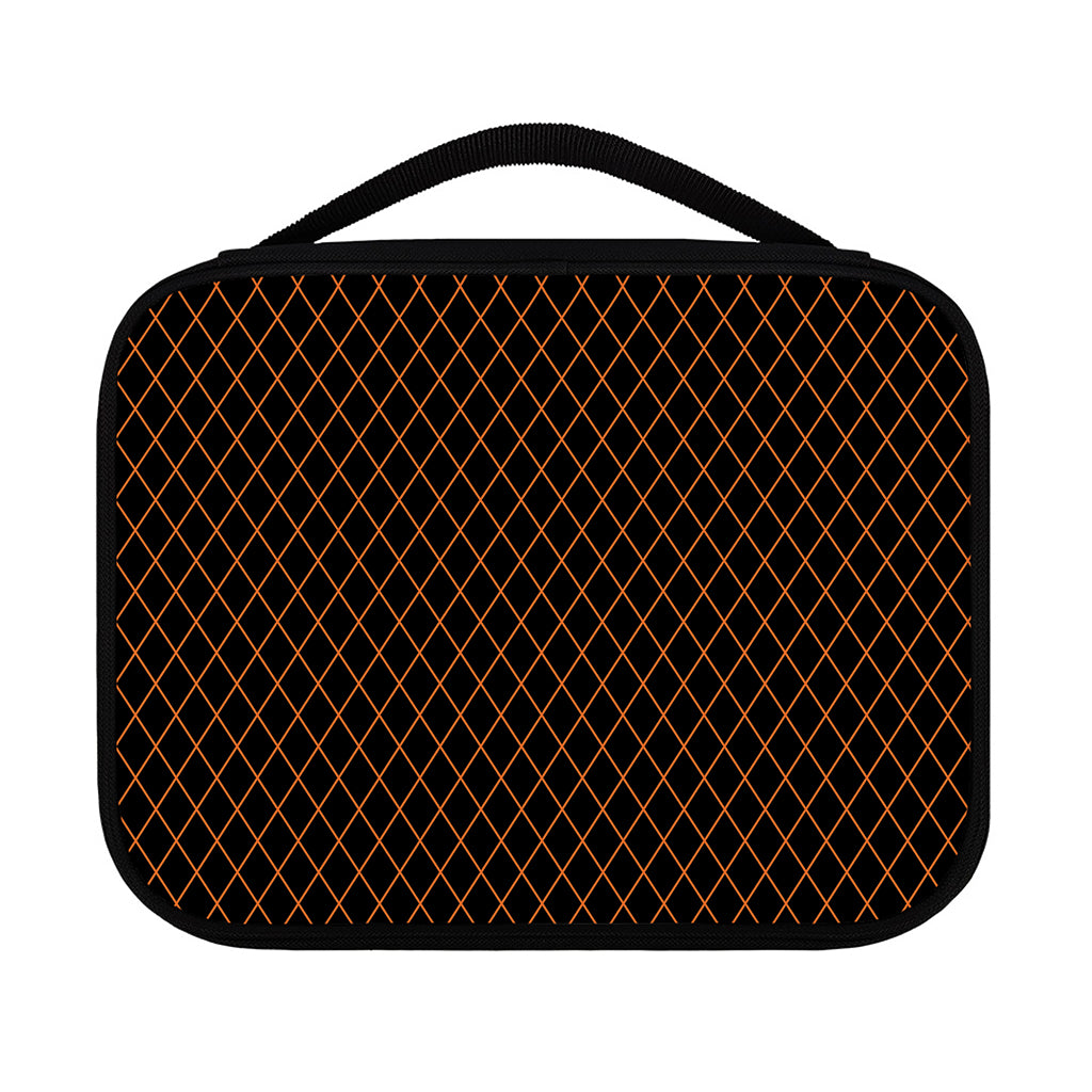 Black And Orange Harlequin Print Classic Bible Case