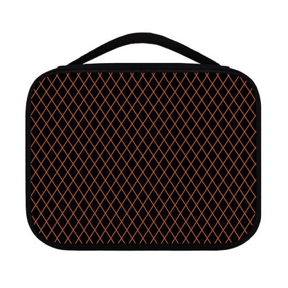 Black And Orange Harlequin Print Classic Bible Case