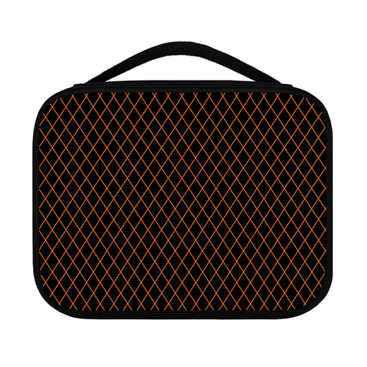 Black And Orange Harlequin Print Classic Bible Case