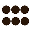 Black And Orange Harlequin Print Coaster Set