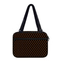 Black And Orange Harlequin Print Double Strap Bible Bag