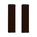 Black And Orange Harlequin Print Handle Covers