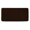 Black And Orange Harlequin Print Towel