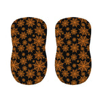 Black And Orange Spider Web Print Bar Stool Covers
