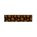 Black And Orange Spider Web Print Bed Runner