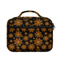 Black And Orange Spider Web Print Briefcase Bible Bag